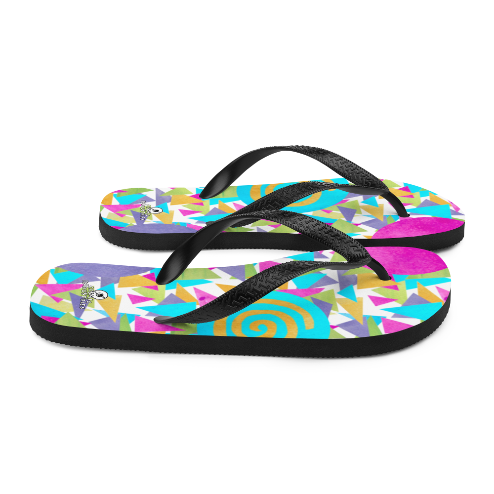 Cosmic ColorBlast - Flip flops Get ready to be blasted out of this world of style with our new Cosmic Colorblast line. These flip flops make us scream, they’re like...too much fun. They’re perfectcosmicindCosmic Industries