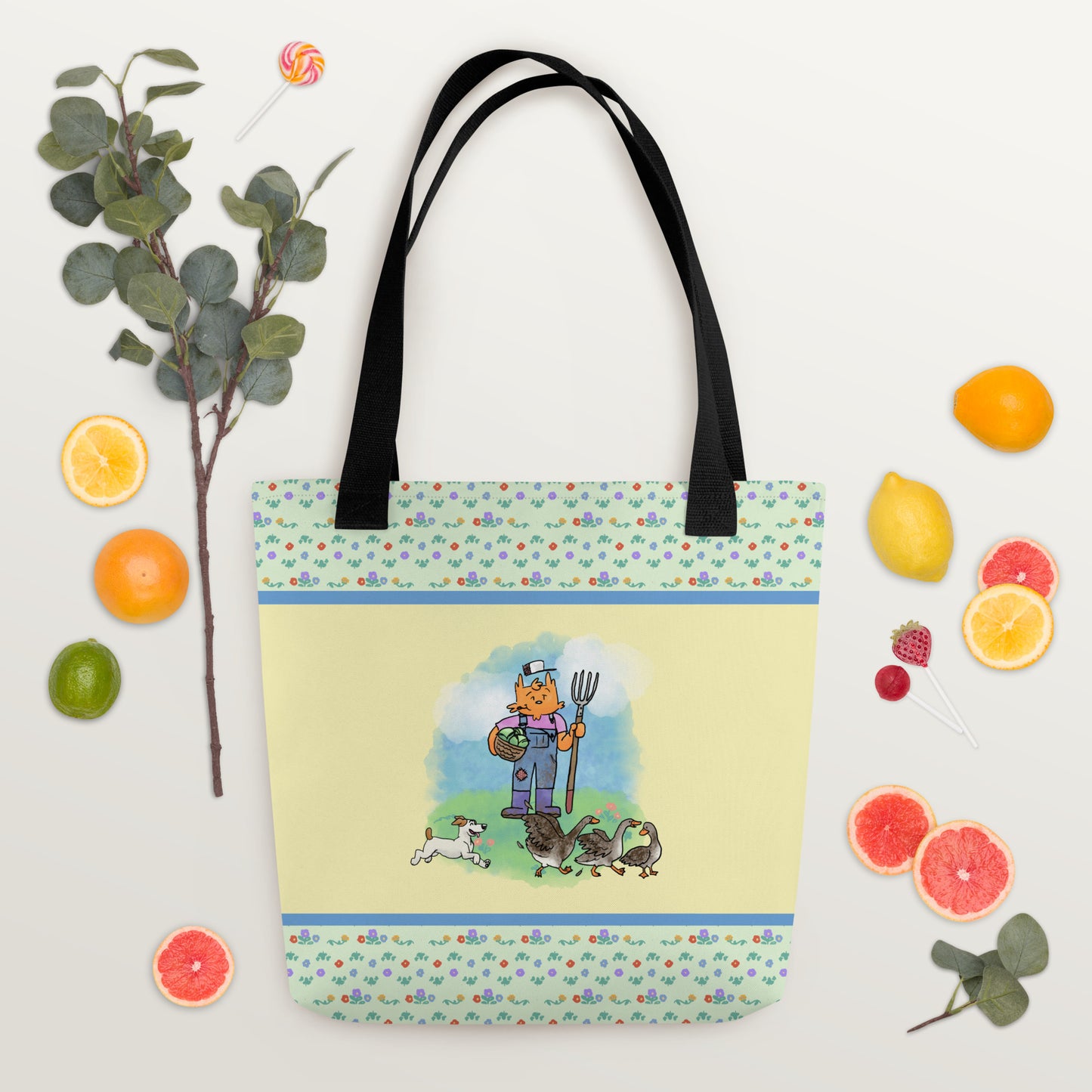 Au Ferme - On the Farm - Totebag