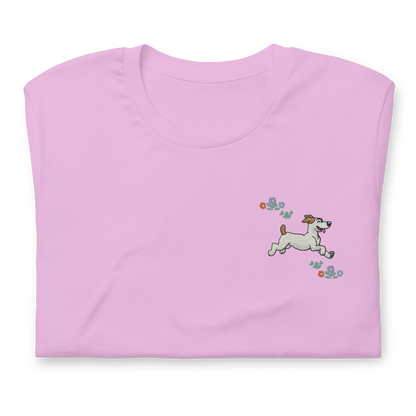 Frolicking in the Flowers - Embroidered Tee