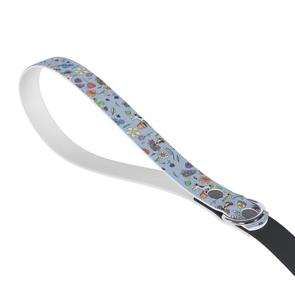 Au Jardin Leash - BlueTake your friend on a promenade with this leash that matches the Au Jardin collar and bandana.  You'll have the most chic pooch on the block!  
.: One size (69.29" ×PetsPrintifyCosmic Industries