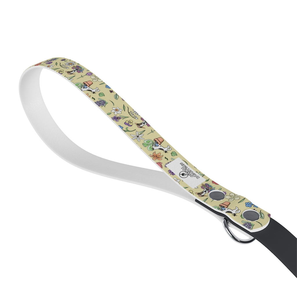 Au Jardin Leash - YellowTake your friend on a promenade with this leash that matches the Au Jardin collar and bandana.  You'll have the most chic pooch on the block!  
.: One size (69.29" ×PetsPrintifyCosmic Industries