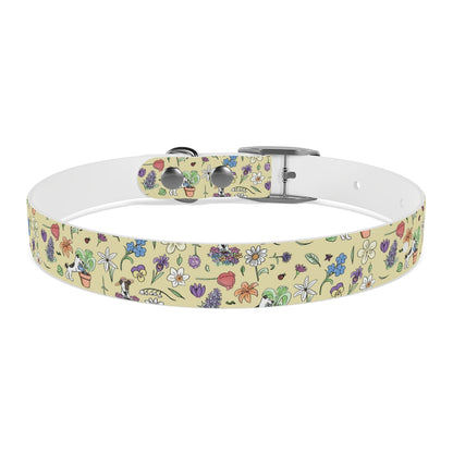 Au Jardin - Yellow CollarYour pooch will be sure to turn heads at the park with this chic, flowery print featuring our pal Rita. Or they'll just look really cute while digging up the flowersPetsPrintifyCosmic Industries