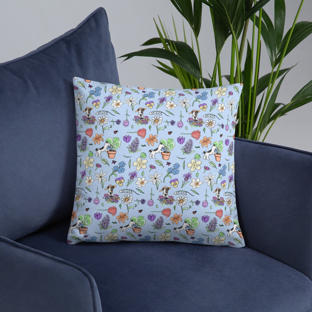 Au Jardin - PillowAdd some color to your patio or cozy spot with some pretty pillows! With new flowery designs of Rita and her favorite picks from her garden.

Hidden zipper
Machine-wcosmicindCosmic Industries