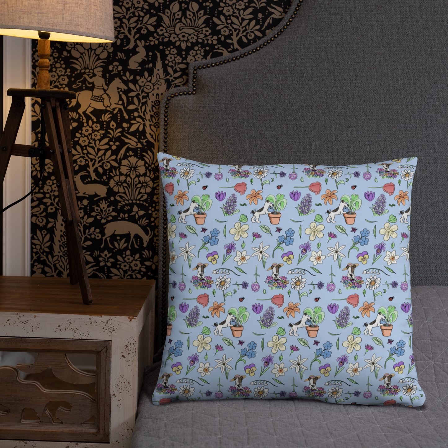 Au Jardin - PillowAdd some color to your patio or cozy spot with some pretty pillows! With new flowery designs of Rita and her favorite picks from her garden.

Hidden zipper
Machine-wcosmicindCosmic Industries