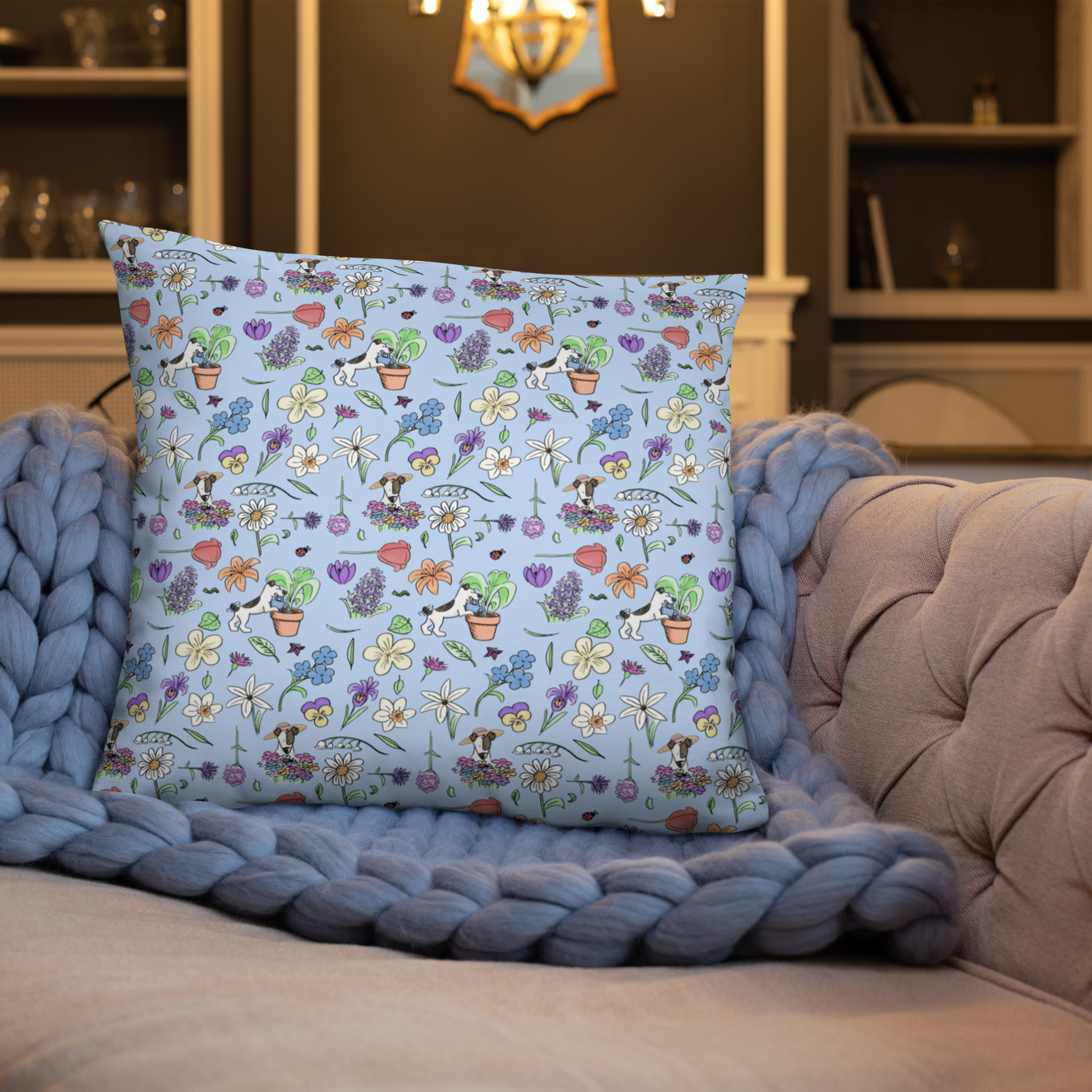 Au Jardin - PillowAdd some color to your patio or cozy spot with some pretty pillows! With new flowery designs of Rita and her favorite picks from her garden.

Hidden zipper
Machine-wcosmicindCosmic Industries