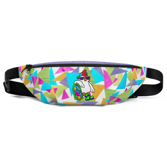 Cosmic ColorBlast - Fanny PackGet ready to be blasted out of this world of style with our new Cosmic Colorblast line from our friend Bock the chicken. This fanny pack is ready to go for trips outcosmicindCosmic Industries