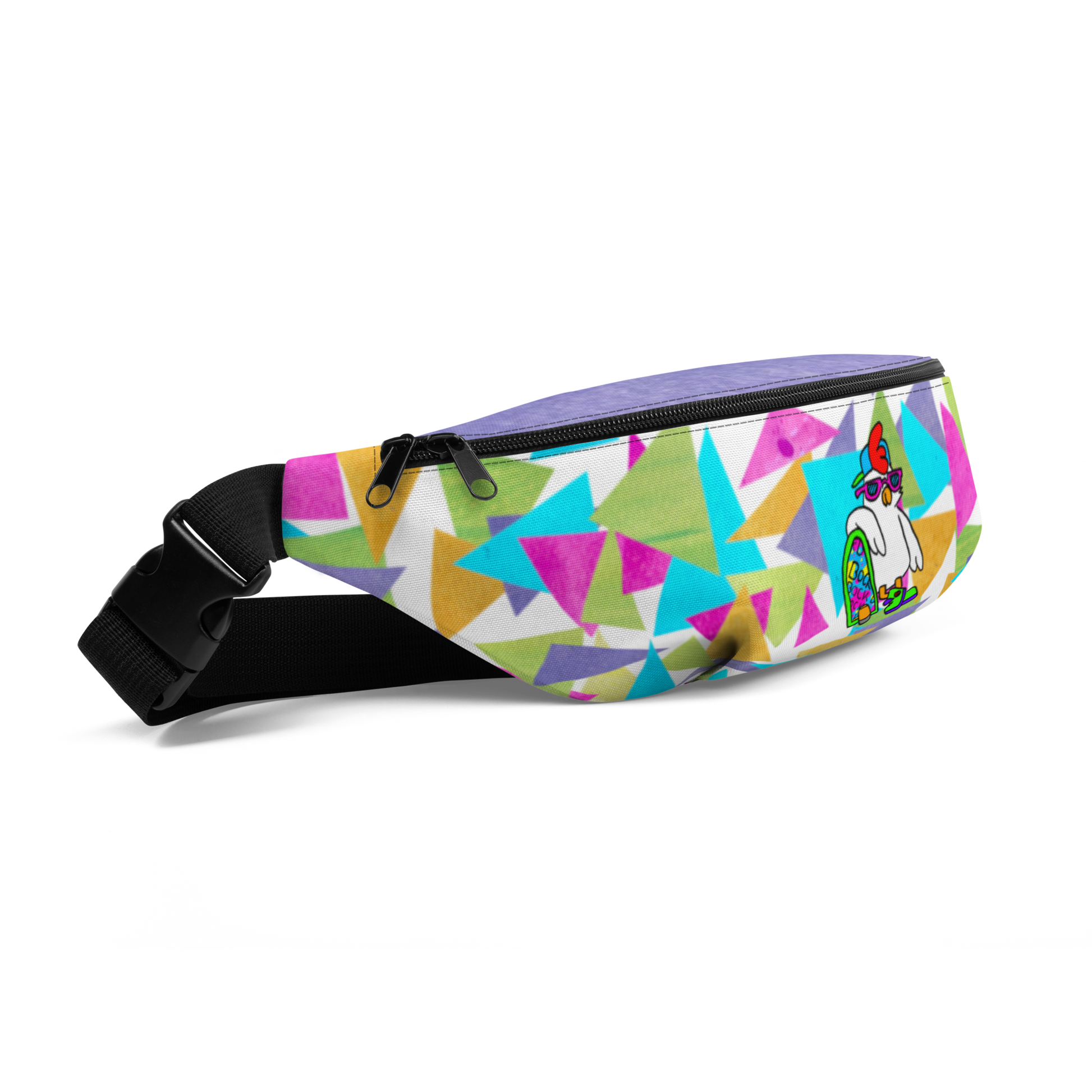 Cosmic ColorBlast - Fanny PackGet ready to be blasted out of this world of style with our new Cosmic Colorblast line from our friend Bock the chicken. This fanny pack is ready to go for trips outcosmicindCosmic Industries