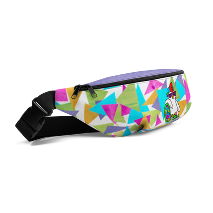 Cosmic ColorBlast - Fanny PackGet ready to be blasted out of this world of style with our new Cosmic Colorblast line from our friend Bock the chicken. This fanny pack is ready to go for trips outcosmicindCosmic Industries