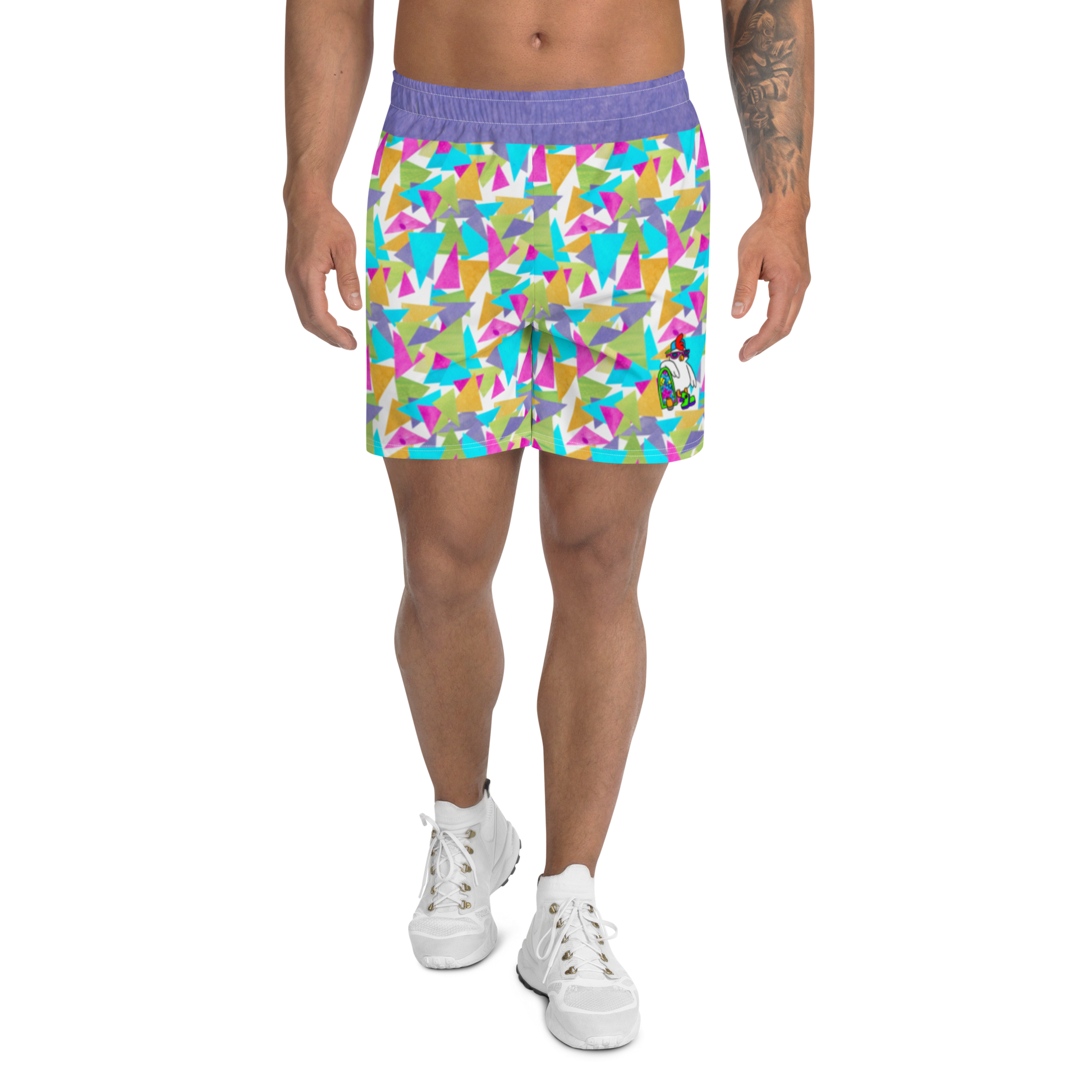 Cosmic ColorBlast - Party ShortsOur friend Bock, the chicken, has a new line of sports wear ready to blast you with color this season!! These shorts are stretchy and water repellant so they’re greacosmicindCosmic Industries