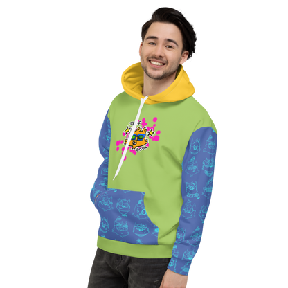 Trop Cool HoodieThis funky hoodie is "Too Cool", and too comfy. We dare you to lose your cool in this sweatshirt, cause it's too luxe for that kind of biz. With our chic friend Ben cosmicindCosmic Industries