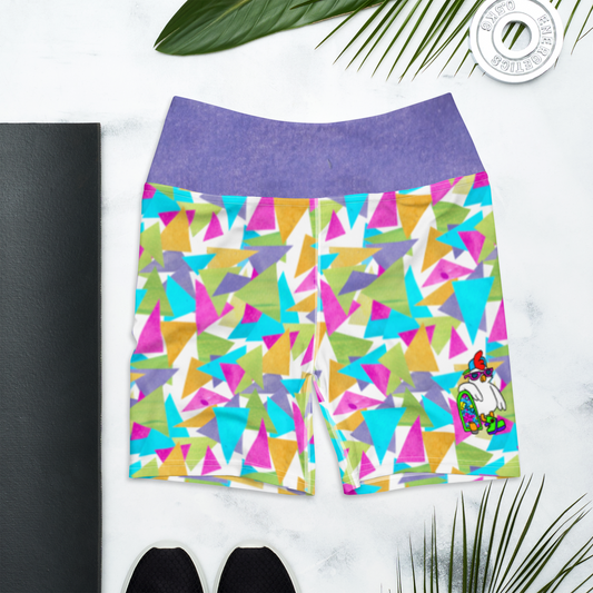 Yoga ShortsOur friend Bock, the chicken, has a new line of sports wear ready to blast you with color this season!! These shorts are stretchy and water repellant so they’re greacosmicindCosmic Industries