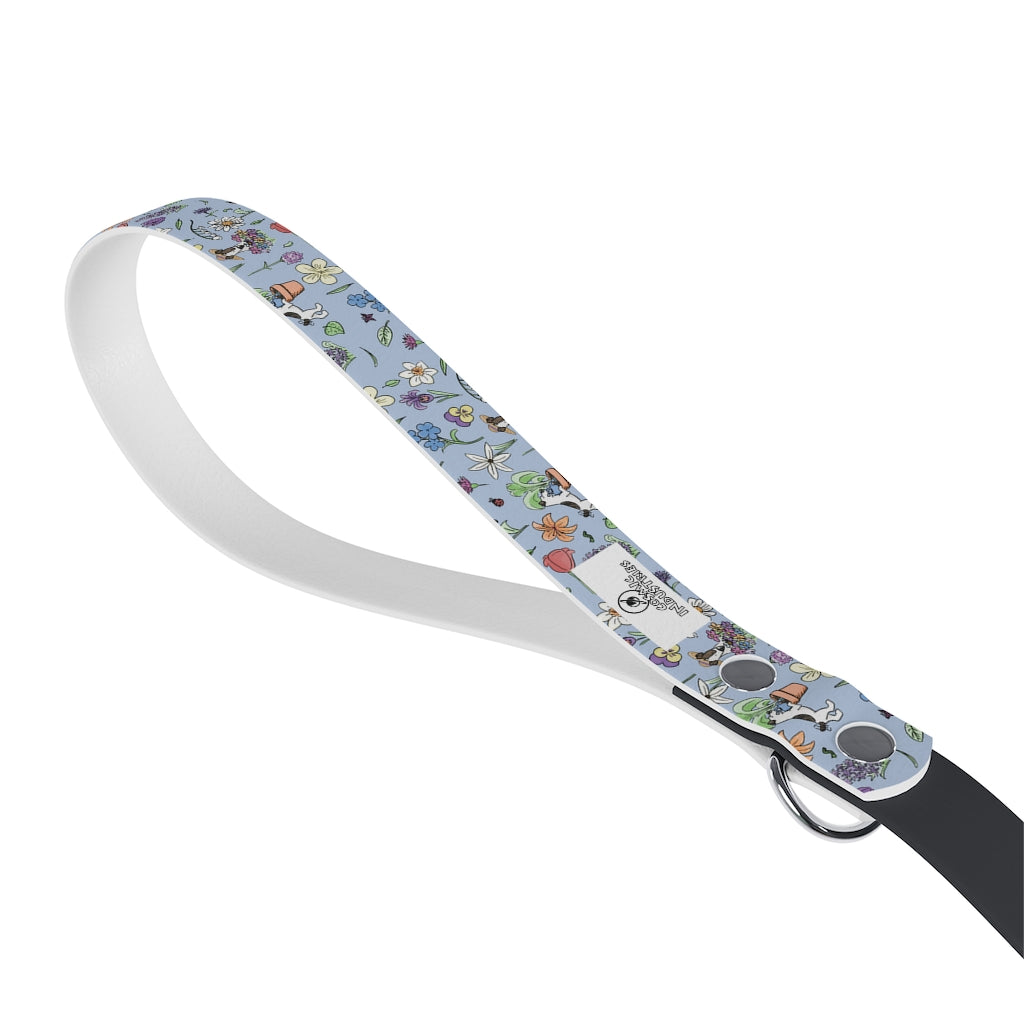 Au Jardin Leash - BlueTake your friend on a promenade with this leash that matches the Au Jardin collar and bandana.  You'll have the most chic pooch on the block!  
.: One size (69.29" ×PetsPrintifyCosmic Industries