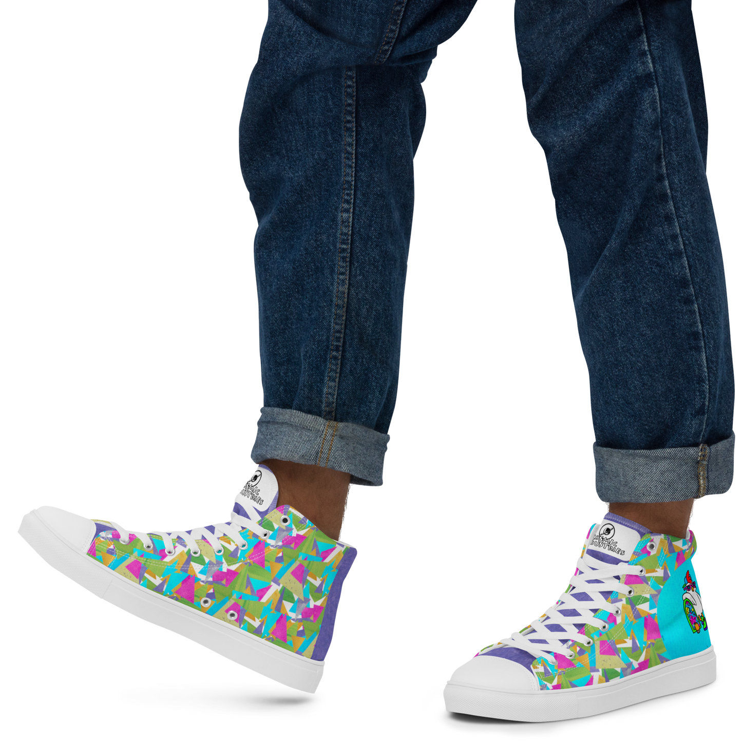 Cosmic ColorBlast LOUD! - Men's TenniesWe know chickens can’t fly without hoverboards, but you’ll be looking pretty fly with these new tennies. They come in a few different styles, so if you can’t choose,cosmicindCosmic Industries