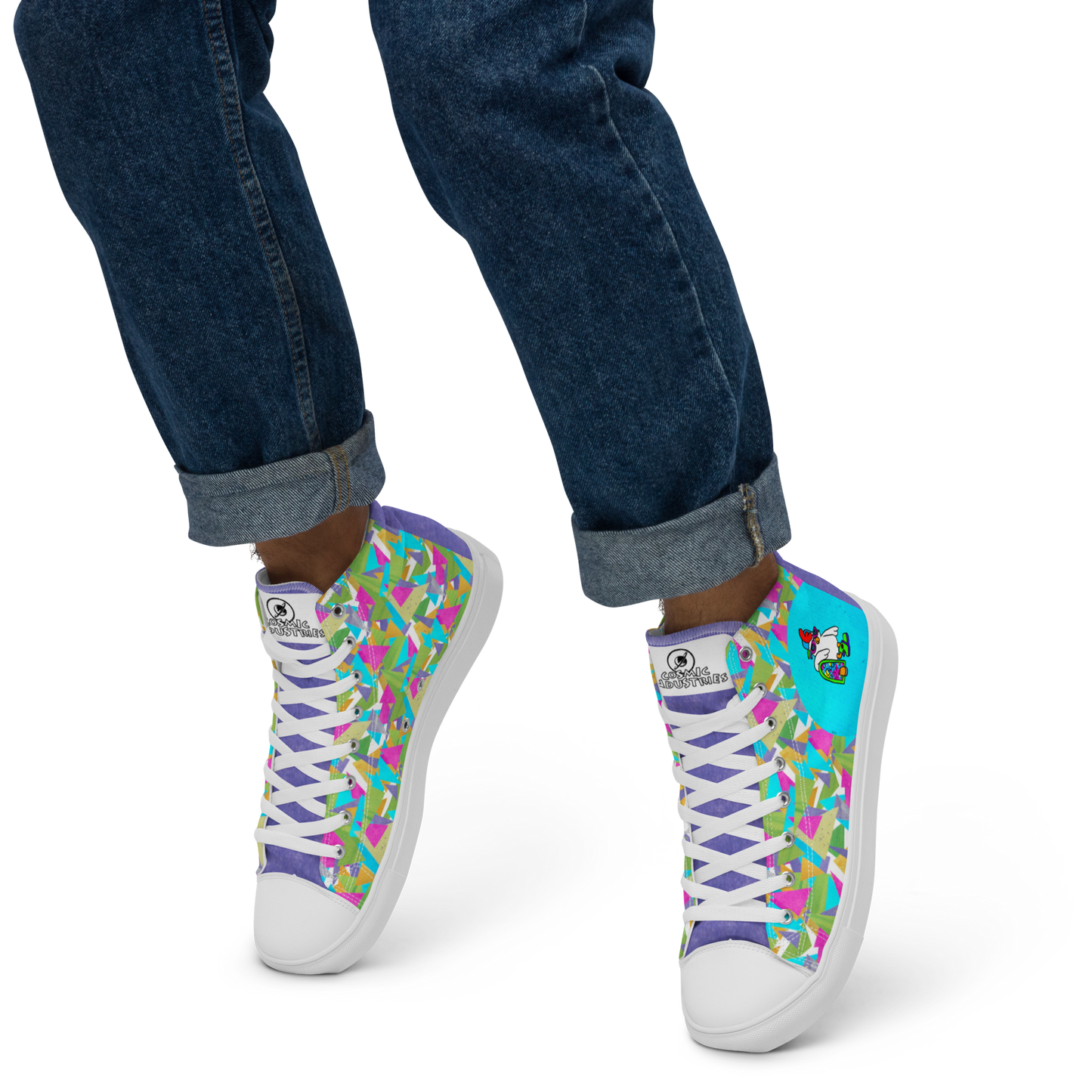 Cosmic ColorBlast LOUD! - Men's TenniesWe know chickens can’t fly without hoverboards, but you’ll be looking pretty fly with these new tennies. They come in a few different styles, so if you can’t choose,cosmicindCosmic Industries