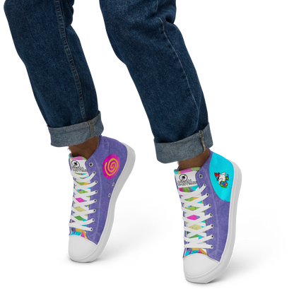 Cosmic ColorBlast - Men's TenniesWe know chickens can’t fly without hoverboards, but you’ll be looking pretty fly with these new tennies. They come in a few different styles, so if you can’t choose,cosmicindCosmic Industries