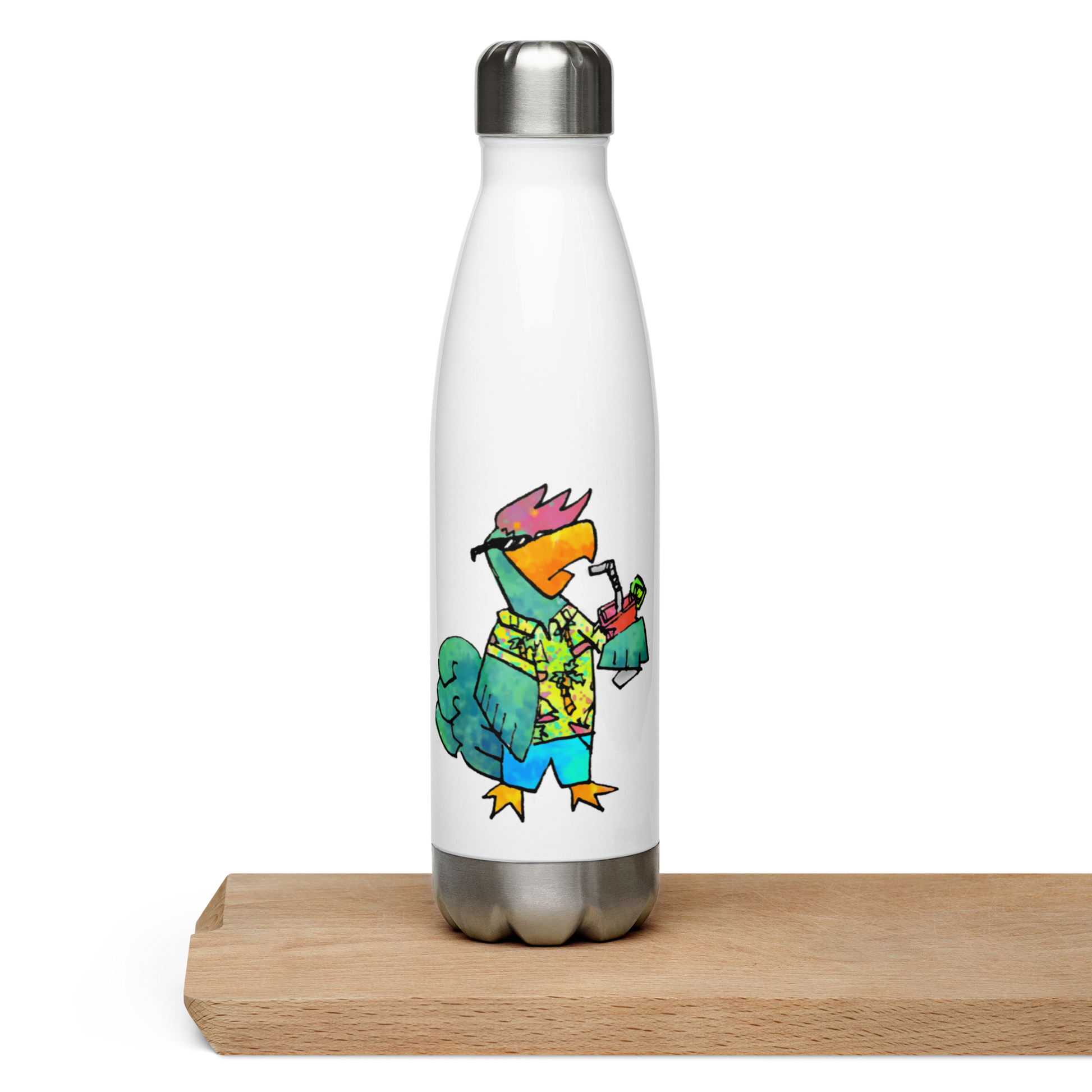 Party Parrot - Water BottleThe next time you want to party like a Party Parrot, remember to stay hydrated with this stainless steel water bottle. 
cosmicindCosmic Industries