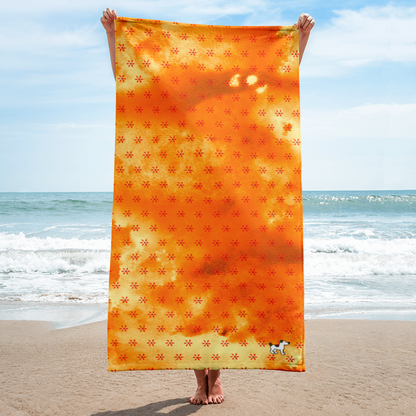 Petit Chien - Fleures Beach Towel