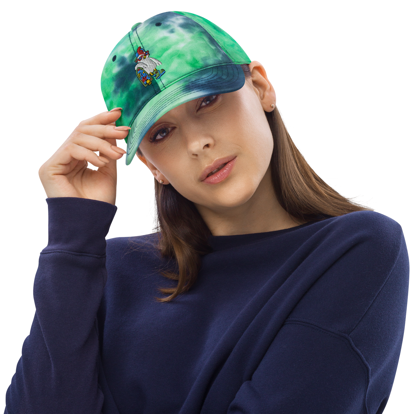 Cosmic Tie Dye Baseball HatBring some funky fun to your vibe with this cosmic tie dye baseball hat. The coolest hoverboarder in the verse is embroidered on the front along with the Cosmic logoCosmic IndustriesCosmic Industries