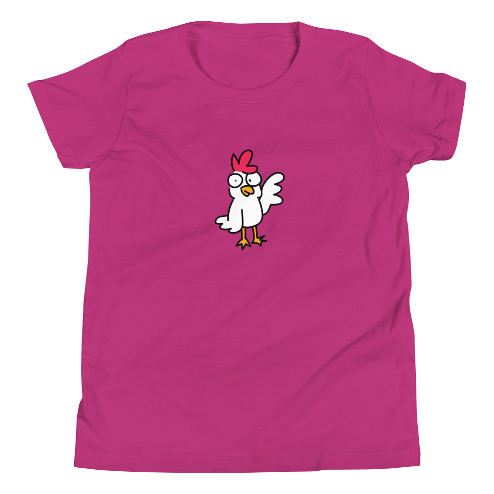 Kid's Chicken TeeGuess what? Chicken shirt. Guess why? Cause he's super cool. LOL! Here's a shirt just for the kids of cool kids. It's a comfy Bella and Canvas tee made of 100% cottoCosmic IndustriesCosmic Industries