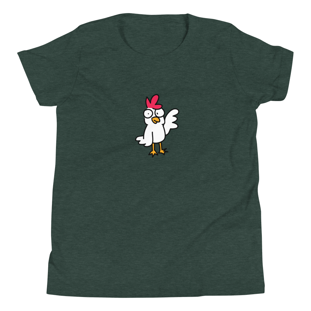 Kid's Chicken TeeGuess what? Chicken shirt. Guess why? Cause he's super cool. LOL! Here's a shirt just for the kids of cool kids. It's a comfy Bella and Canvas tee made of 100% cottoCosmic IndustriesCosmic Industries