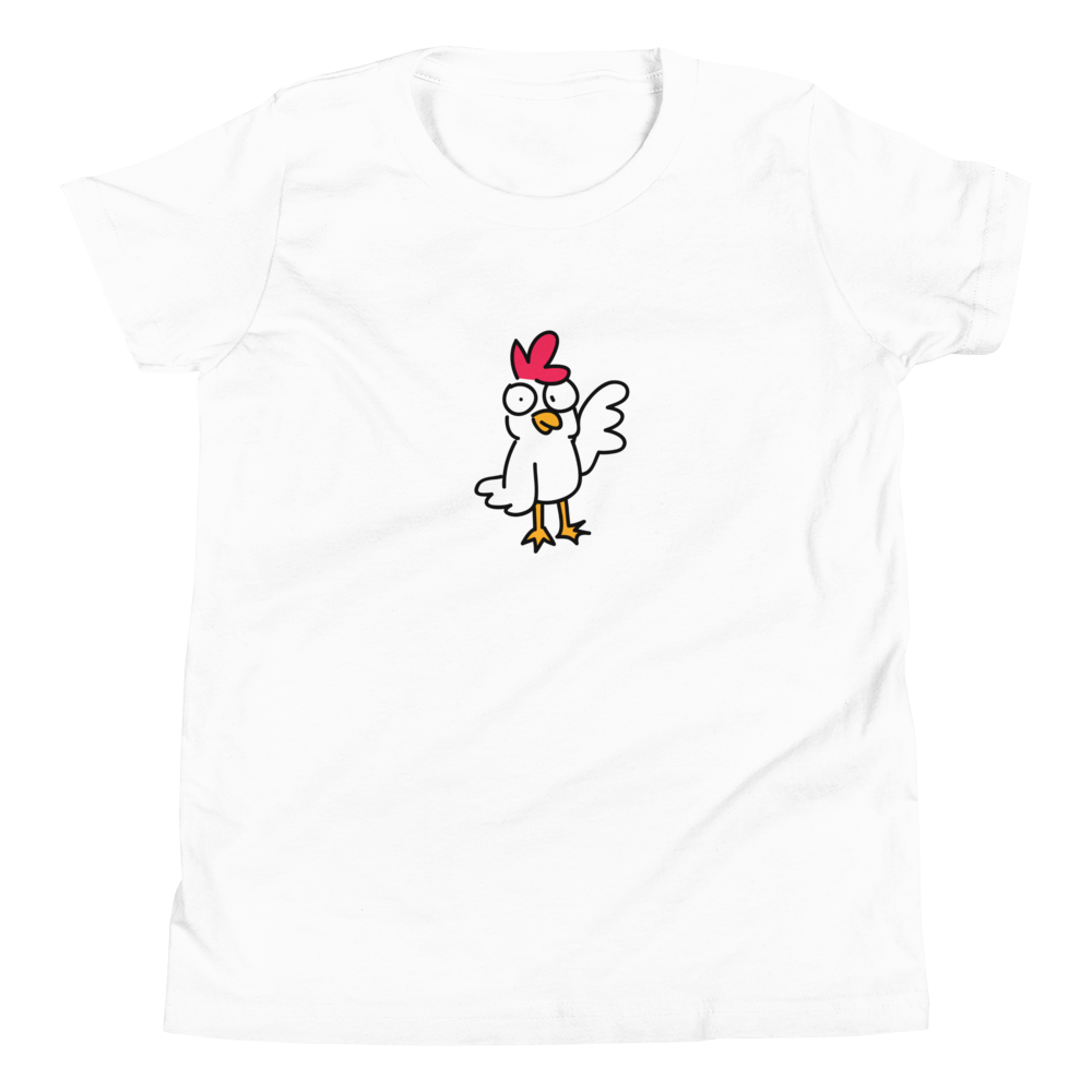 Kid's Chicken TeeGuess what? Chicken shirt. Guess why? Cause he's super cool. LOL! Here's a shirt just for the kids of cool kids. It's a comfy Bella and Canvas tee made of 100% cottoCosmic IndustriesCosmic Industries